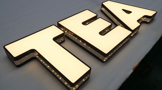 Y20L Διαφήμιση SS Logos Store Μεταλλική μηχανή τερματισμού γραμματοσειρών 3D Αλουμινίου