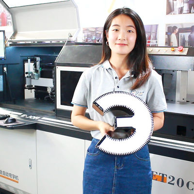 Ακριβής κατασκευή σημείων γράμματος LED EJON ET20C CNC Channel Letter Bending Machine με CE