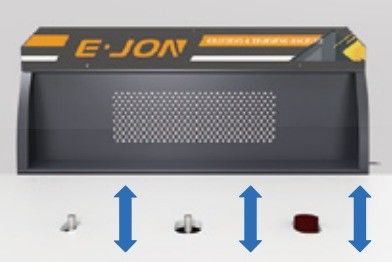 Εγχειρίδιο διαφημιστικής πινακίδας EJON Εσωτερική τρύπα και εξωτερική όχθης του περιγράμματος αυτόματη μηχανή άλεσης