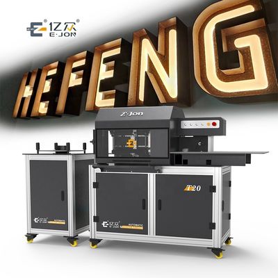 EJON T20 2mm Αλουμινίου Ατσάλινο Διάδρομο Γραμματοτυλιγμός Μηχανή για την κατασκευή σήματος