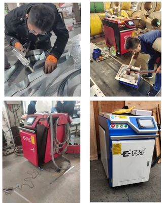 1000w 1500w 2000w Αλουμινίου Ατσάλι Σιδήρου Χειροκίνητο Μηχάνημα Έλεγχου Λαζερικών ινών μετάλλου